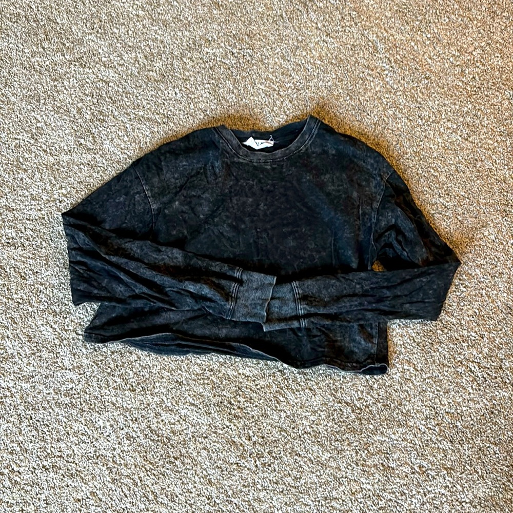 From double zero, size small black with a white washed look.